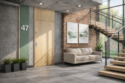 B-30 pro pevnou dřevěnou zárubeň